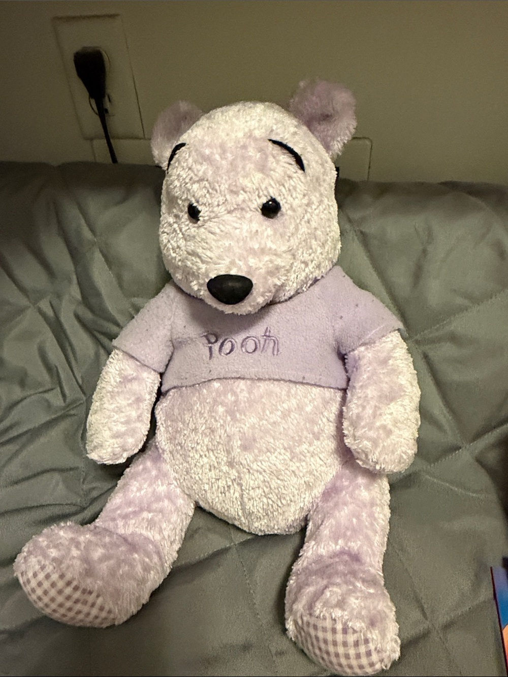 Disney Store Exclusive Pastel Lavender Winnie the Pooh Plush Bear - $30